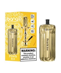 Bang E shisha Gold 42000 Puffs disposable vape peach ice