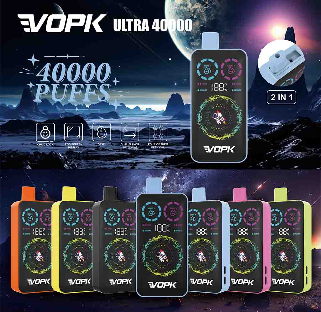 VOPK ULTRA 40000 Puff Double Flavors Vape jednorazowego użytku