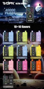 VOPK ULTRA 40000 Puffs Podwójne smaki Vape jednorazowego użytku