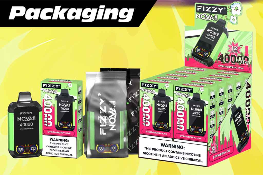 Fizzy 40000 puff Nova Plus Dual Mesh Disposable Vape