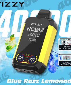 Fizzy 40K puff Nova Plus Dual Mesh Disposable Vape Whosesale blue razz lemon